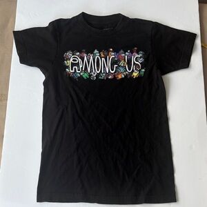 Good Smile Company Among Us Kids Black T-Shirt with Colorful Design